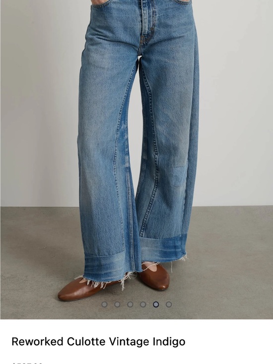 B SIDES Denim - B SIDES Reworked Indigo Culotte Jeans